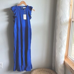 Universal Thread • Gauze Flutter Sleeve Maxi